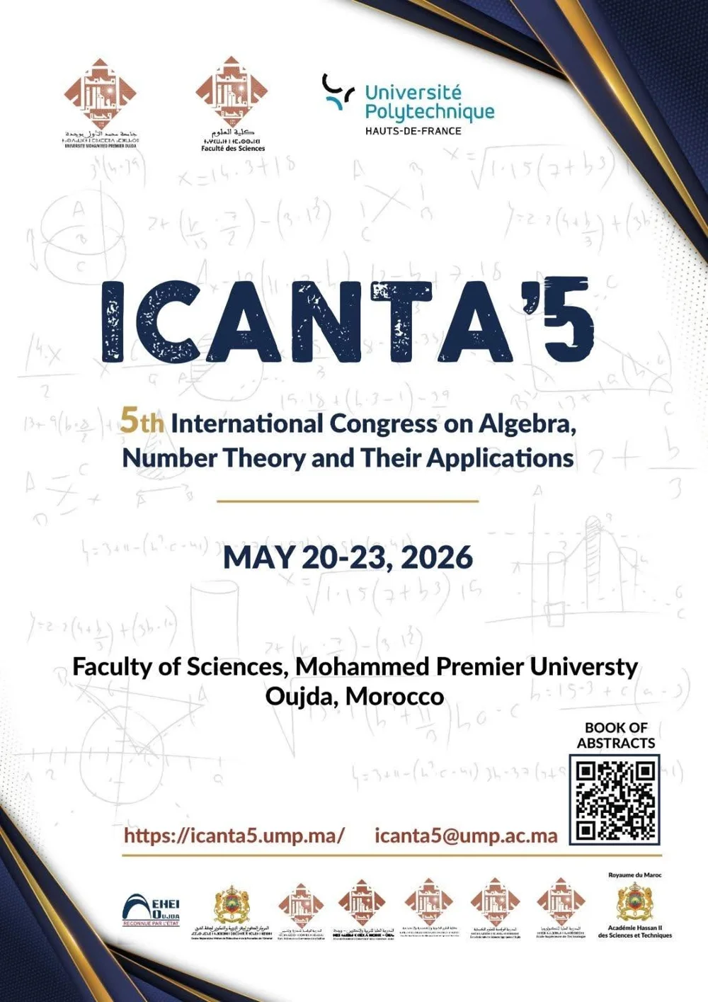 المؤتمر الدولي الخامس في الجبر ونظرية الأعداد وتطبيقاتهما (ICANTA'5)