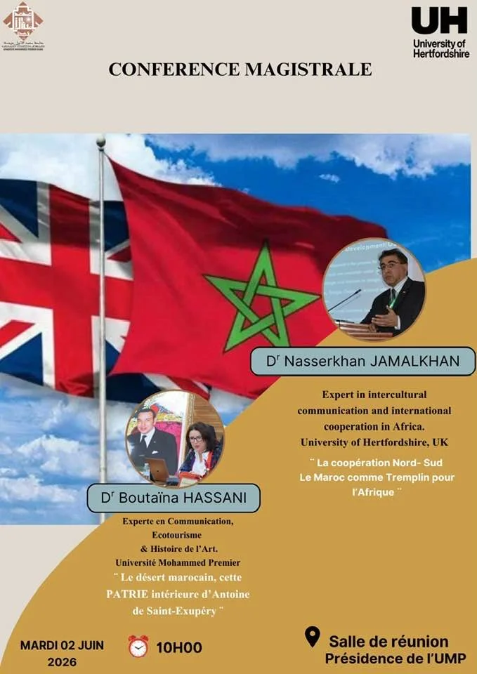 Conférence magistrale : « Le désert marocain, cette PATRIE intérieure d'Antoine de Saint-Exupéry »