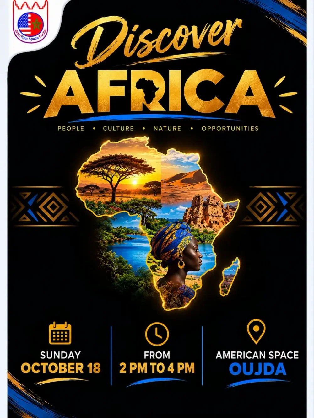 Séance du club Discover Africa à l'American Space Oujda
